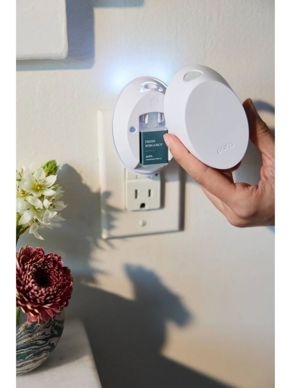 Pura Home Mini Smart Fragrance Diffuser & One Refill
